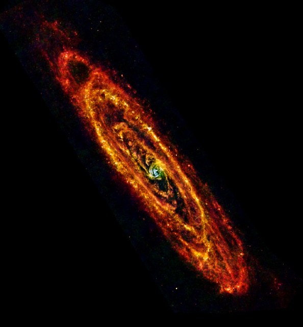 Image: Cool Andromeda > OSHI - Online Showcase of Herschel Images
