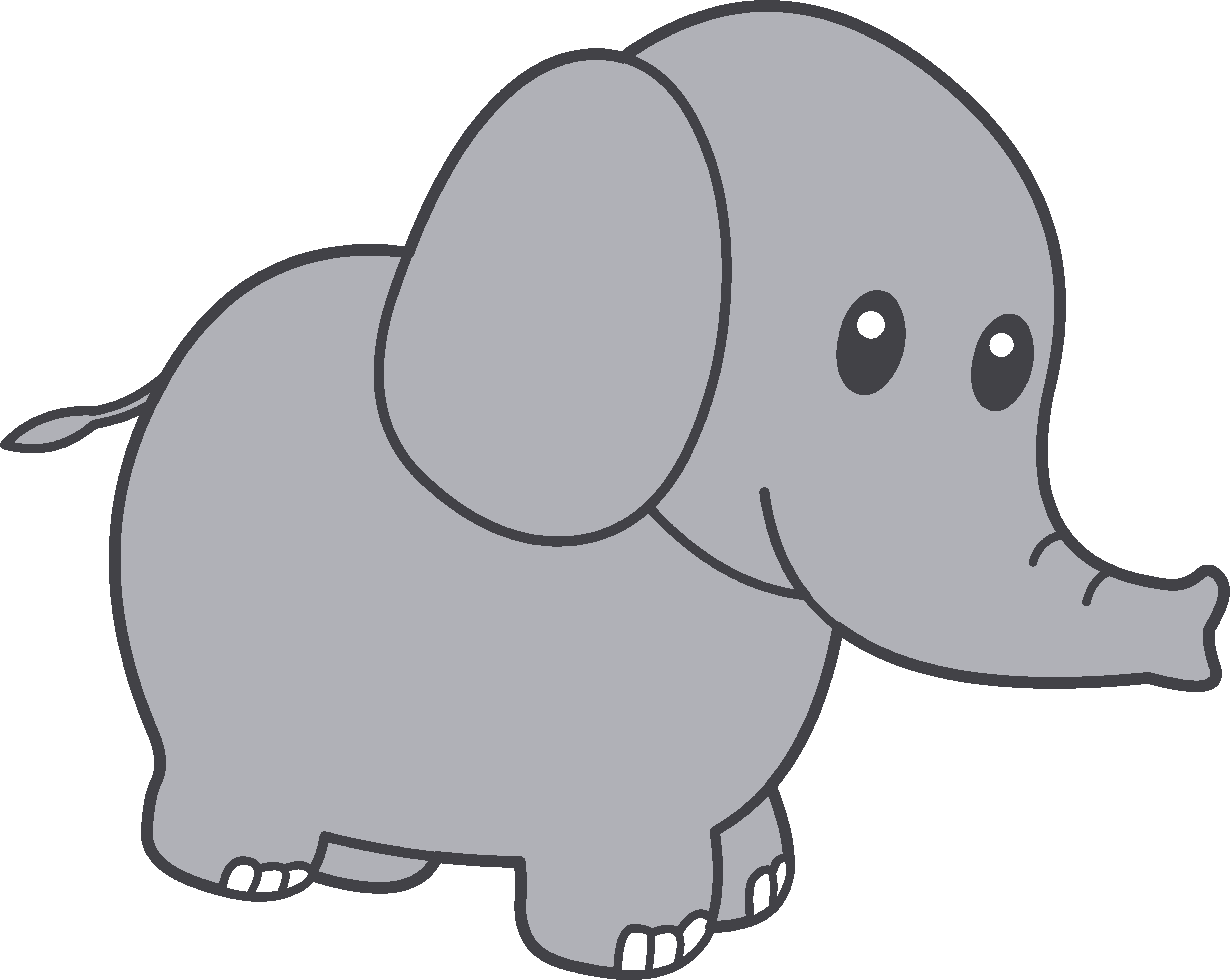 Cute Cartoon Elephant - ClipArt Best