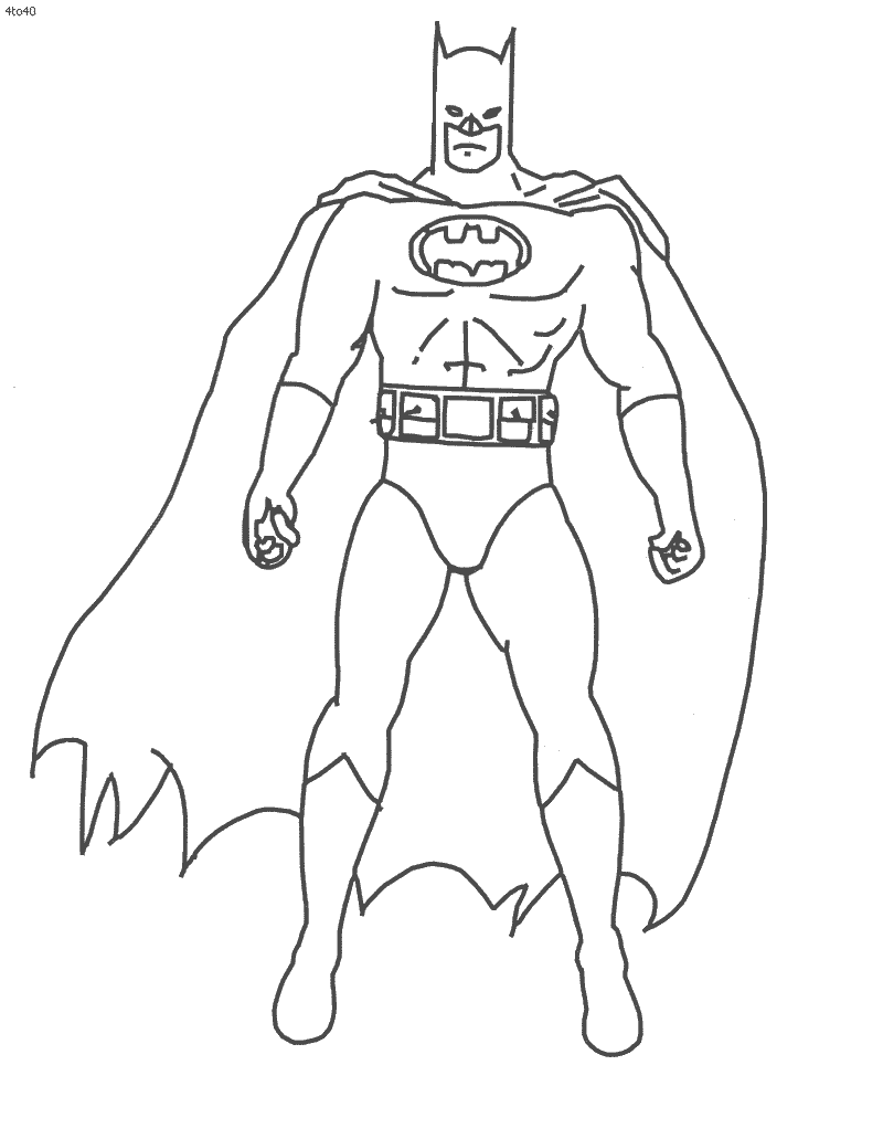 Muscle Free Printable Coloring Page Batman Coloring Pages | Tasty ...