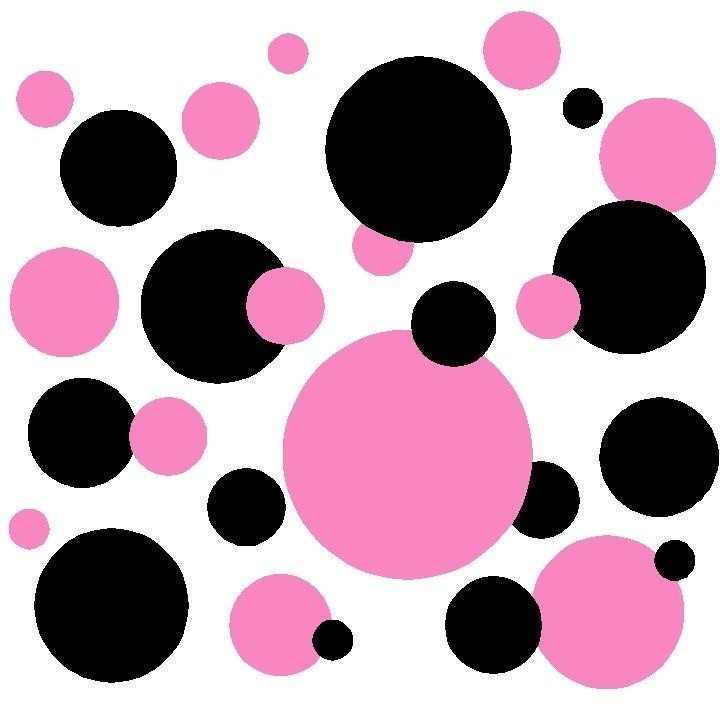 pink-and-black-polka-dots- ...