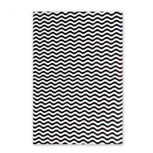 Silk Screen template / Wavy lines scrapbooking and polymer clays