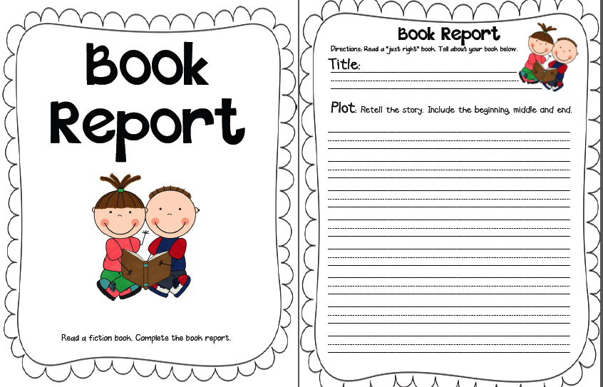 How to write a book report for a first grader