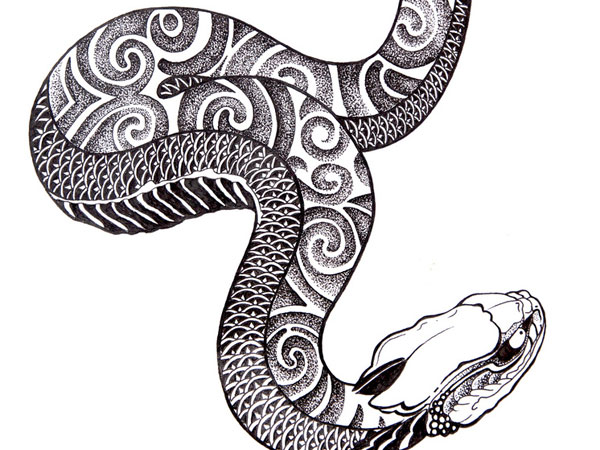 Snake Head Tattoo Drawings - Gallery