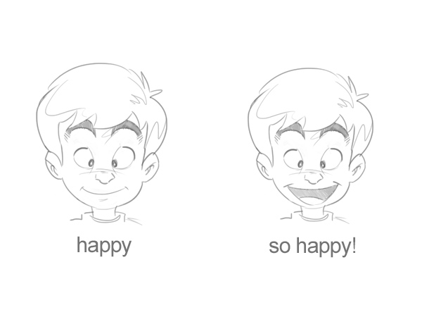 Cartoon Fundamentals: Create Emotions From Simple Changes in the ...