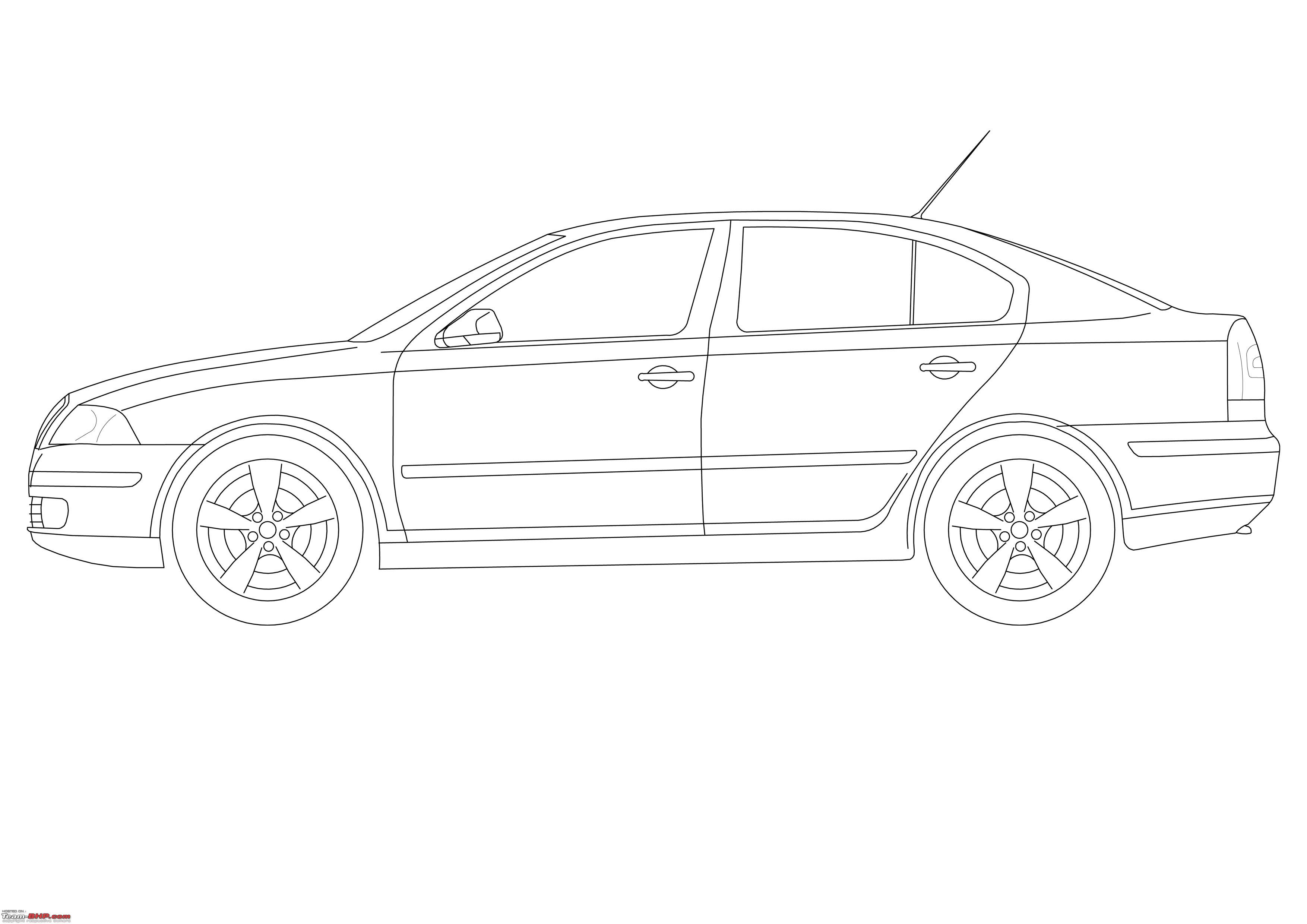 Blueprints / Line-drawings of cars - Team-BHP