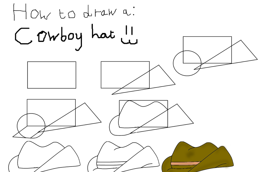 How to draw teh Cowboy hat X3 by Firestorm160 on DeviantArt