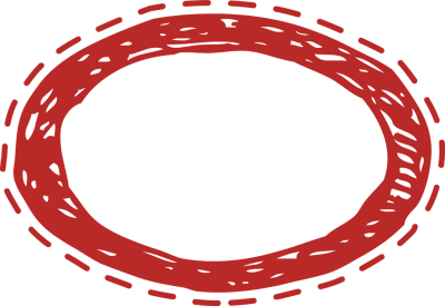 Red Oval Speech Bubble in Doodle Style - Free Clip Arts Online ...