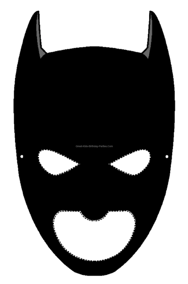 Batman Mask Template Cliparts.co