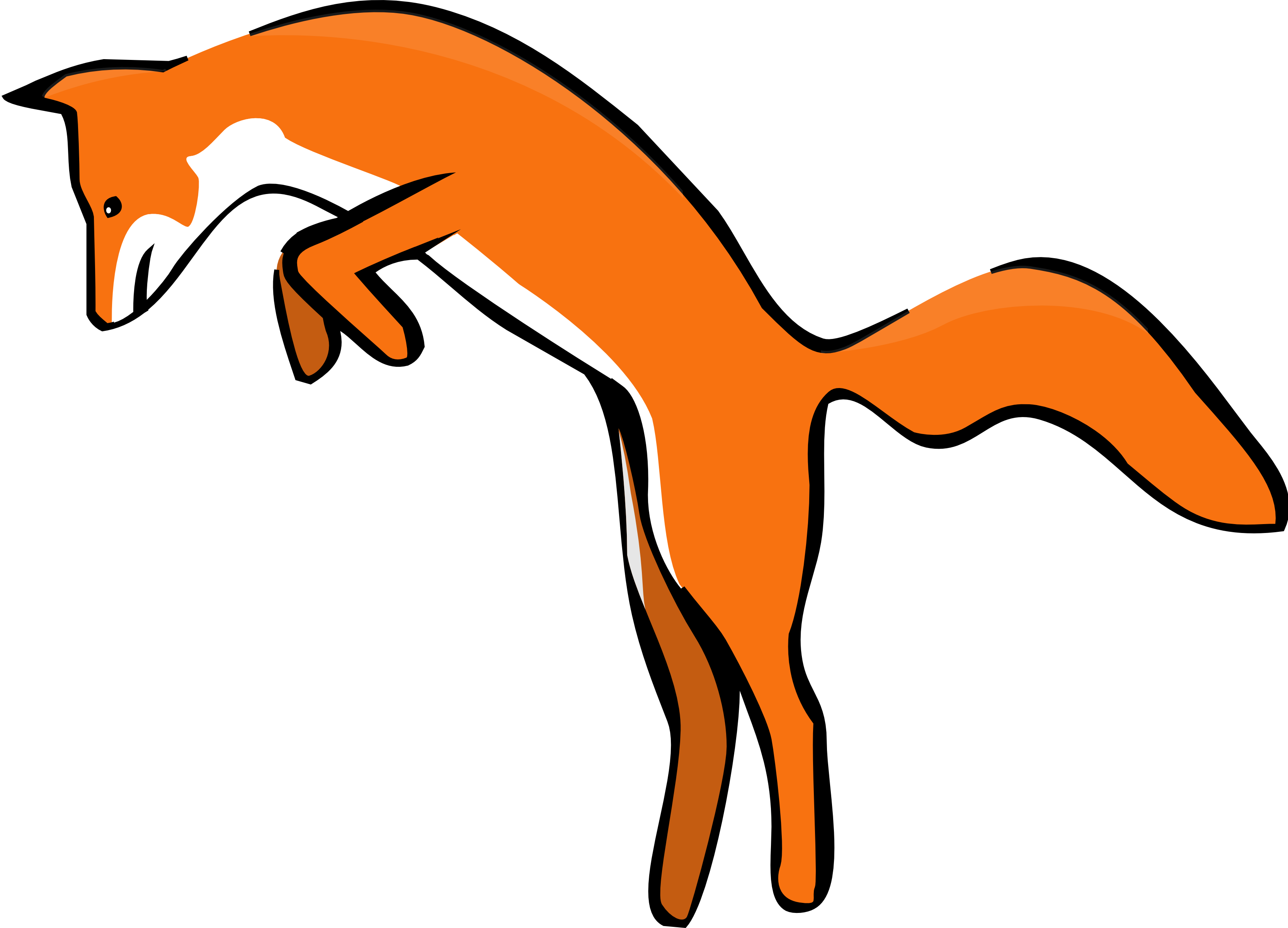 Running Fox Clipart | Clipart Panda - Free Clipart Images