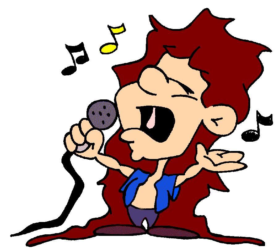 Pix For > Singer Cartoon