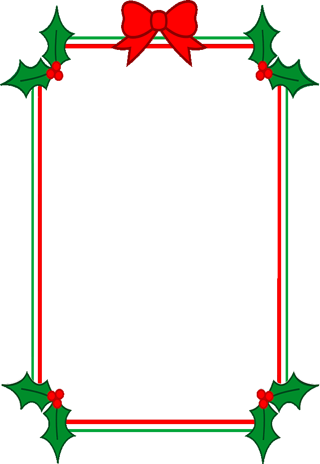 Christmas Tree Border Clipart