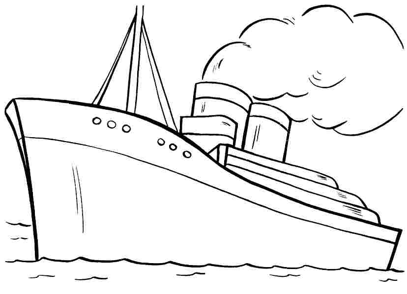 Simple Ship Drawing Cliparts.co