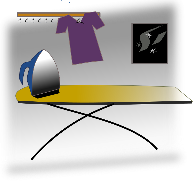 Ironing Table Clip Art Download