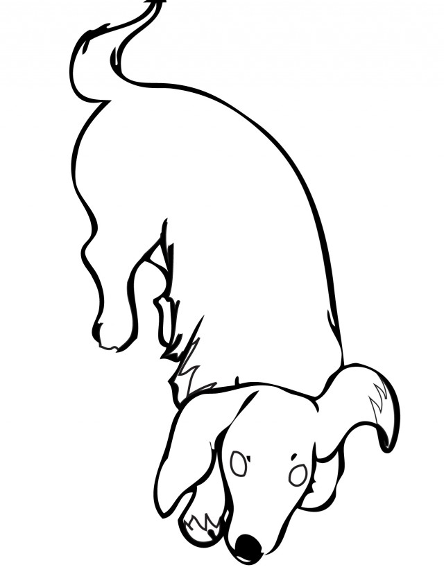 Dachshund Coloring Page Handipoints 51600 Dachshund Coloring Pages