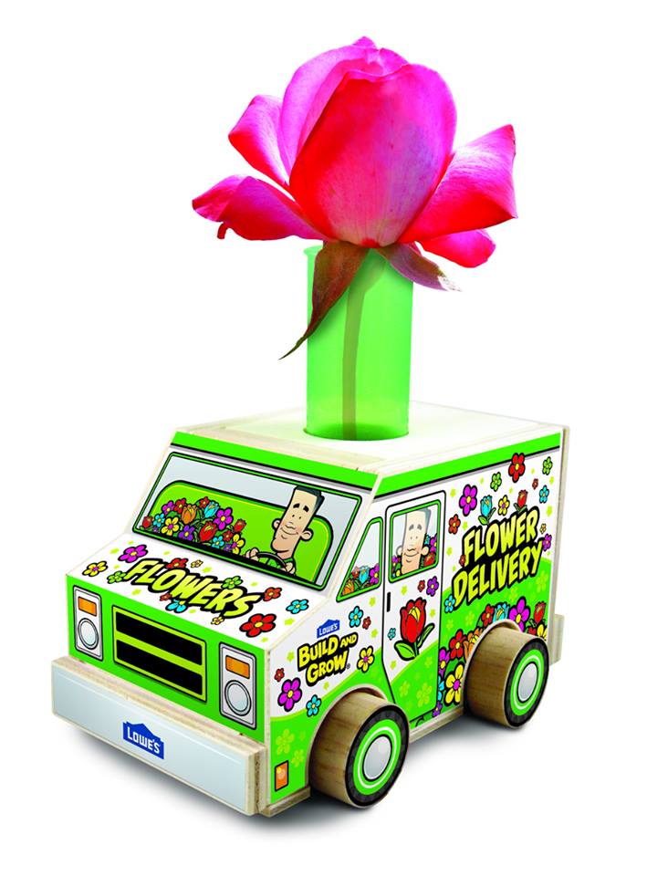 Lowes Build and Grow FREE Kid's Clinic ~ Build a Flower Delivery ...