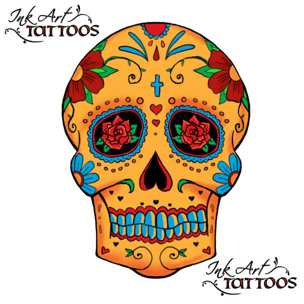 Cartoon Skull Tattoos - Cliparts.co