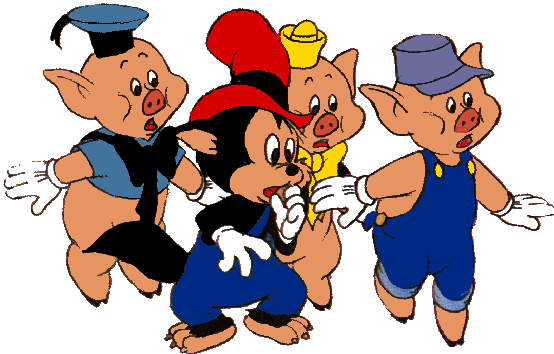 Three Little Pigs Gifs. Disney Gifs - Cliparts.co