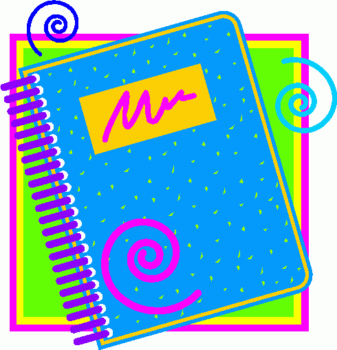 Free Clip Art Notebook - ClipArt Best