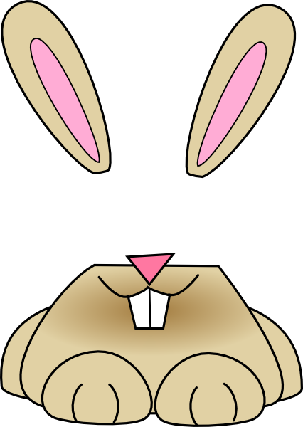 Cute Bunny Mine clip art - vector clip art online, royalty free ...