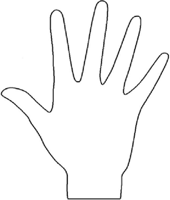 Handprint Template Printable Cliparts.co