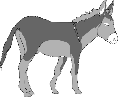 free clipart of donkey - photo #23