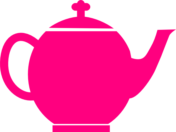 Pink Teapot clip art - vector clip art online, royalty free ...