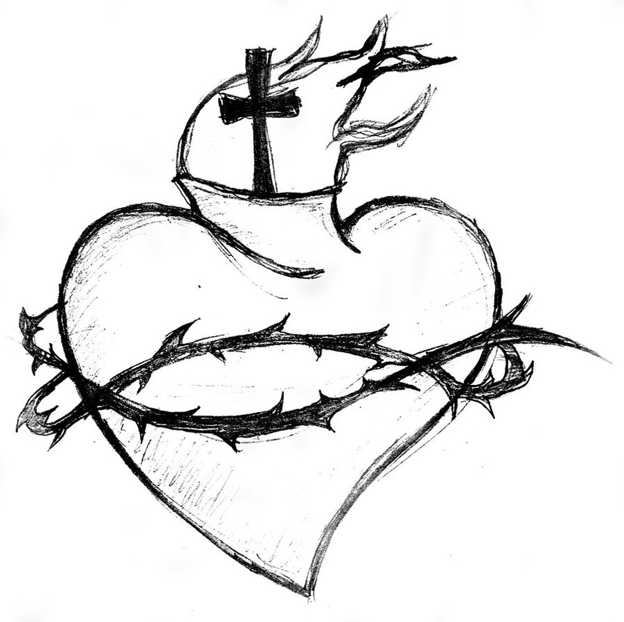 Black-And-White-Heart-Tattoos- ...