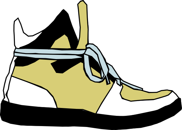 Shoes Sneaker clip art - vector clip art online, royalty free ...
