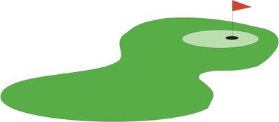 Golf course - Recreation - Vector Illustration/Drawing/Symbol (SVG ...