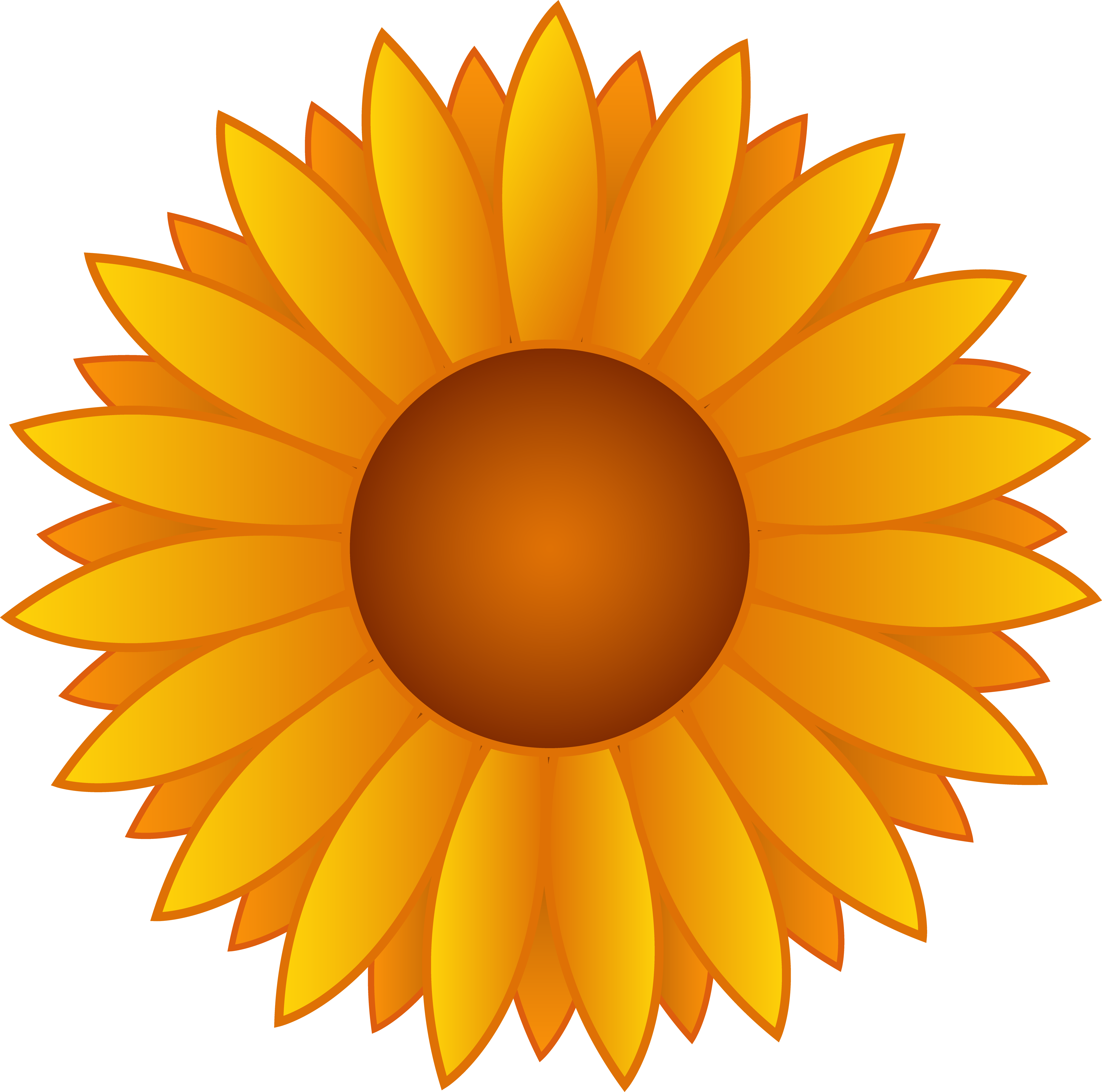 Sunflower Clipart Black And White | Clipart Panda - Free Clipart ...