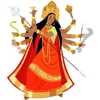 Clip Art Goddess Durga