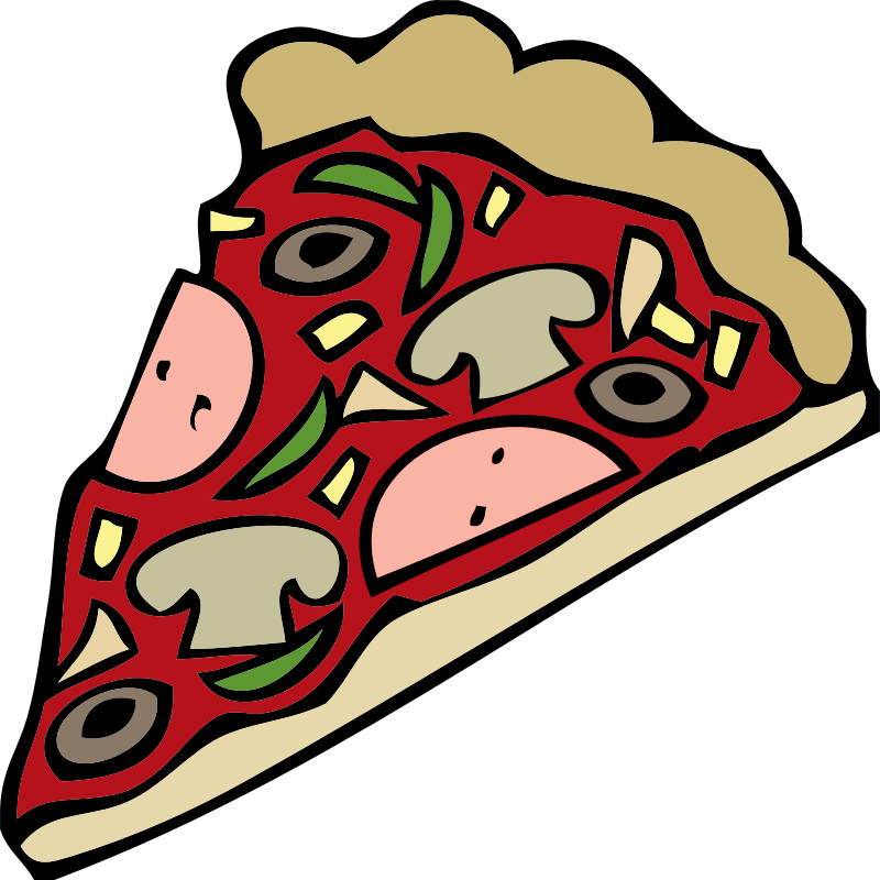 Clipart - pizza slice