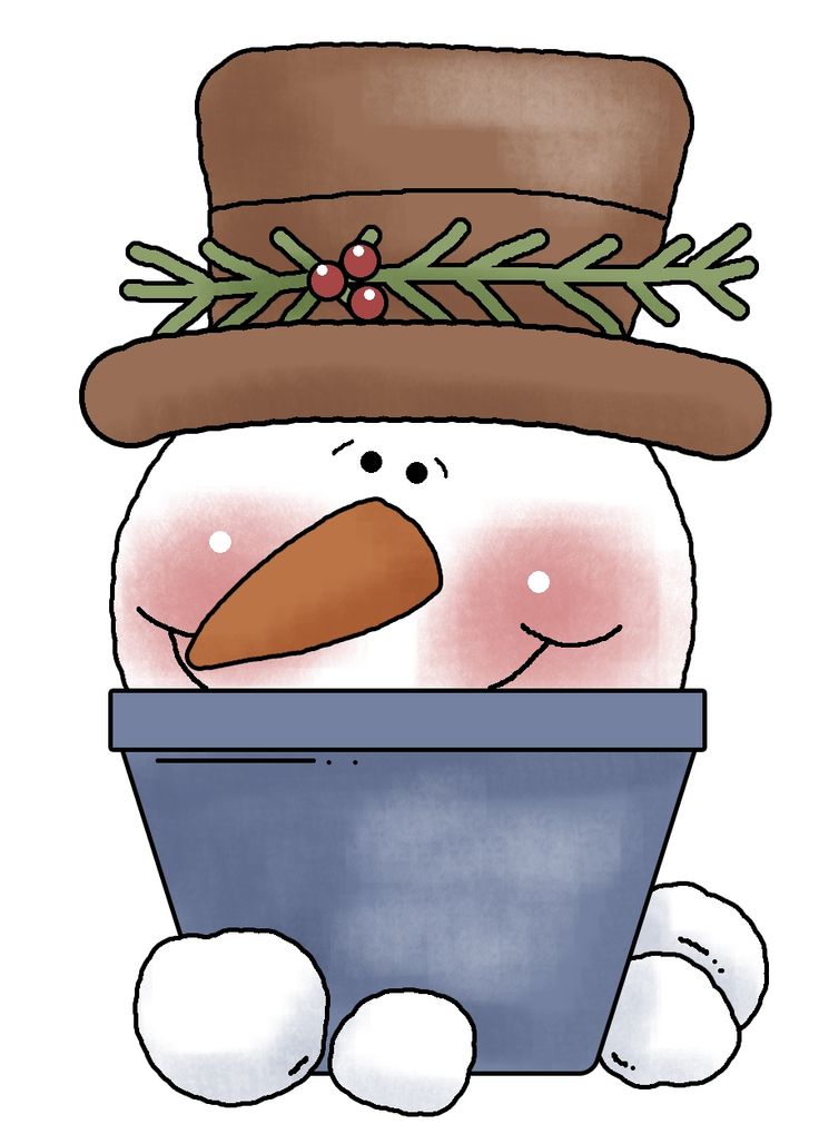 Cute snowman | Winter Clip Art and Images | Pinterest