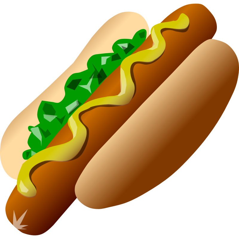 Clipart - Hot Dog