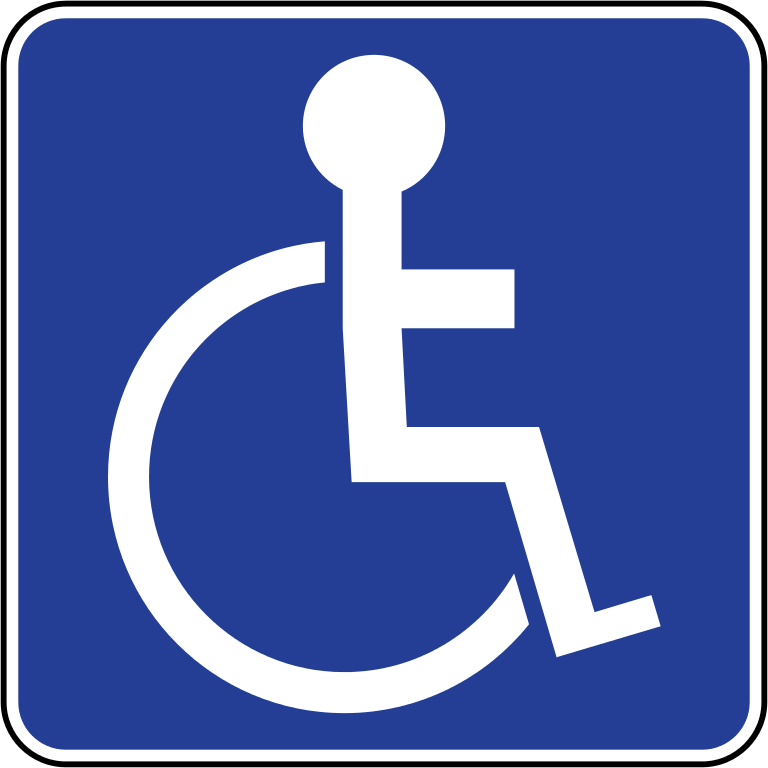 File:Brunei road sign - Disabled Parking.svg - Wikimedia Commons