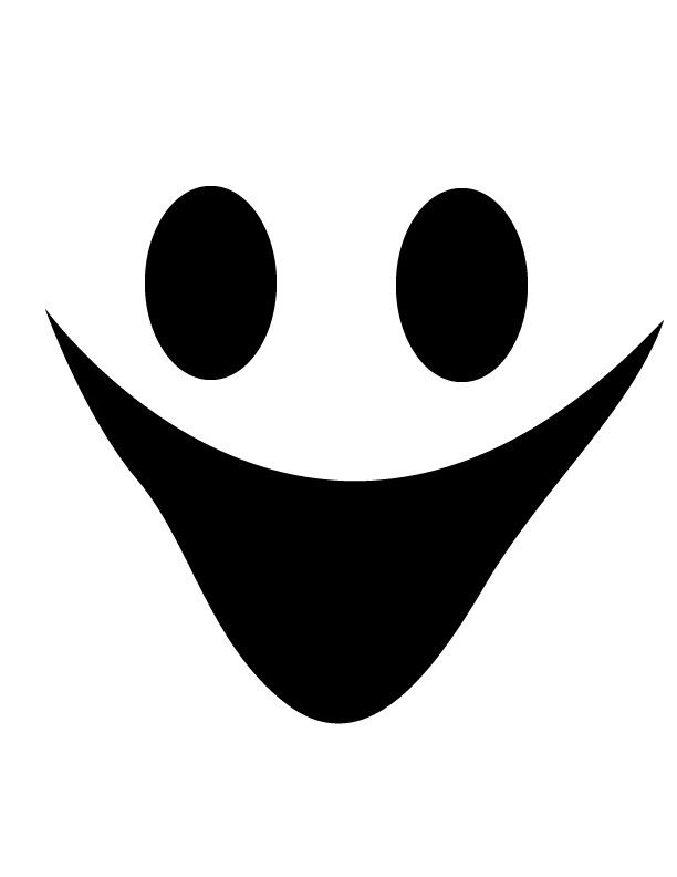 Printable Ghost Face Printable Blank World Printable Ghost Face Printable Blank World