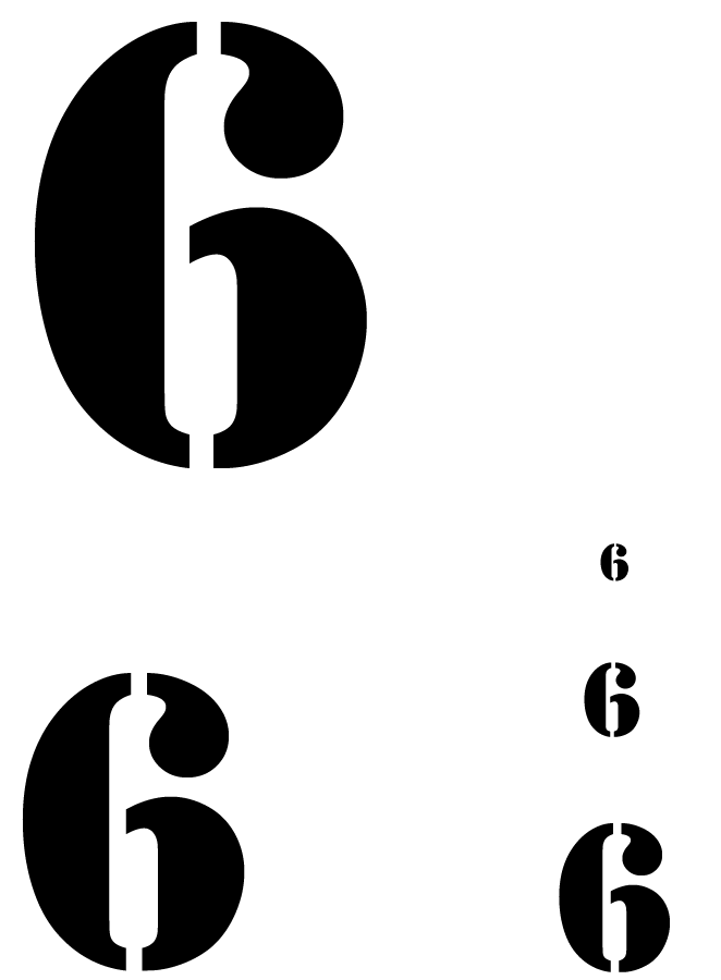 Free Printable Alphabet Letters - Printable Stencils - Letter Stencils