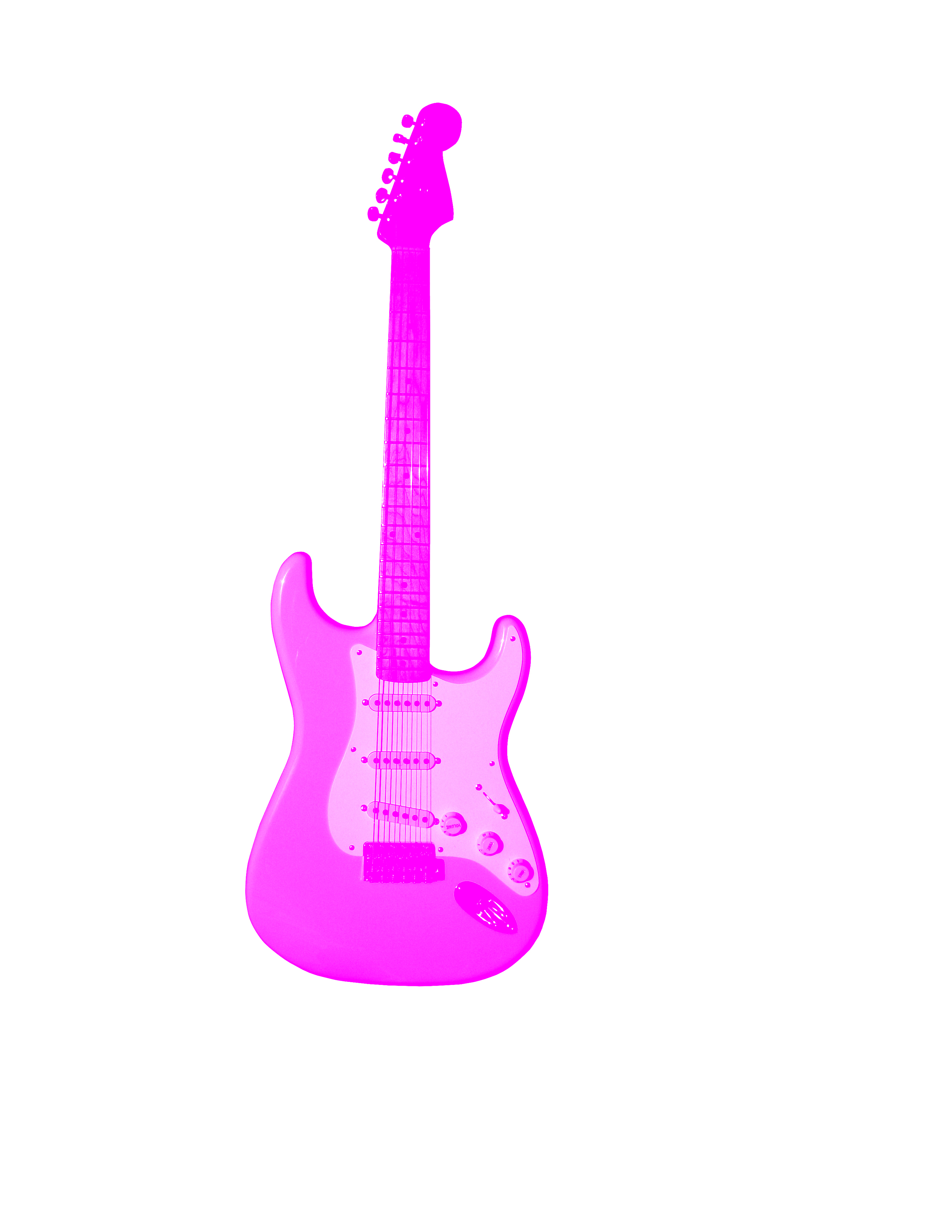 Pink Guitar Clip Art Images & Pictures - Becuo