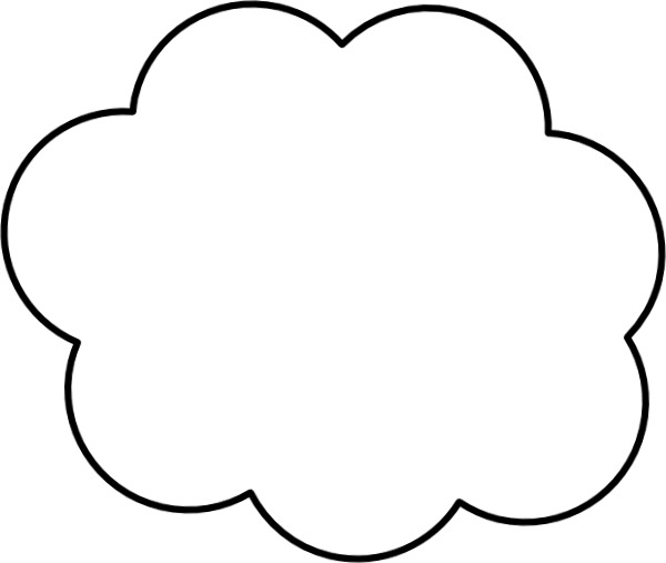 Cartoon-cloud clip art - vector clip art online, royalty free ...