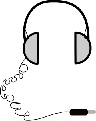 Headphones Simple clip art - Download free Music vectors