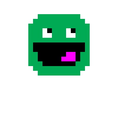 piq - pixel art | "Little Green Epic Face" [100x100 pixel] by Zuiu1