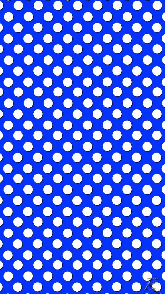 Download Blue Polka Dot #16869 Abstract Wallpaper