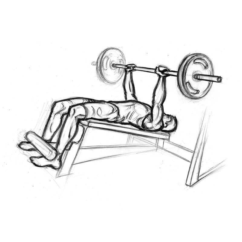 Decline Bench Press | Chest Exercise with Barbell
