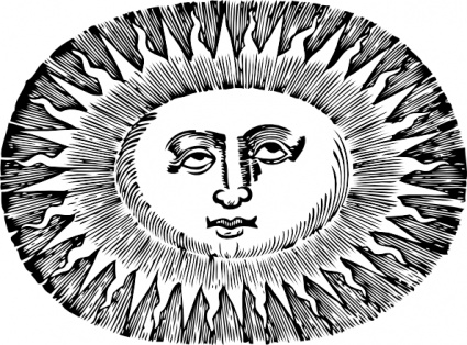Oval Sun clip art - Download free Other vectors