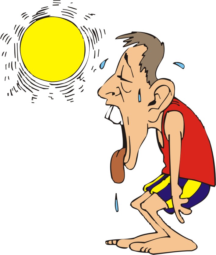 Heat Stress Cartoons - Cliparts.co