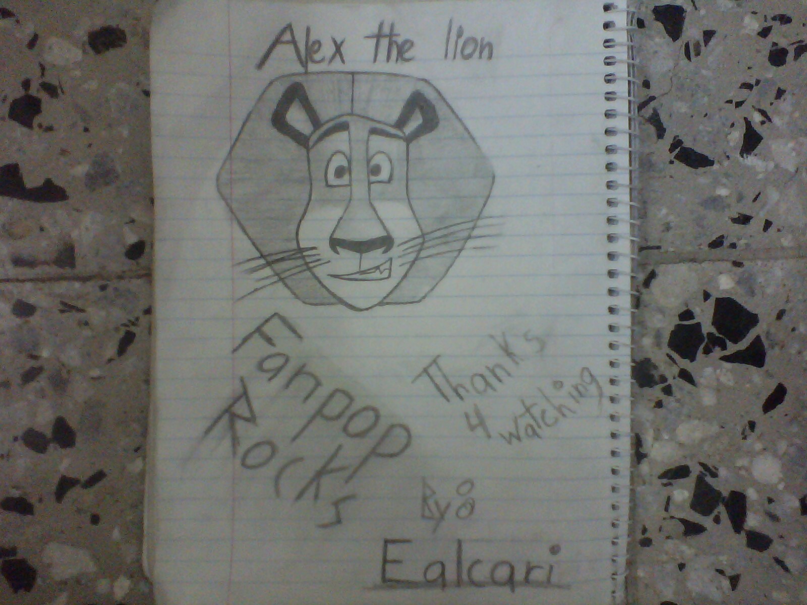 Alex the lion draw.... - Alex the Lion Fan Art (31295693) - Fanpop