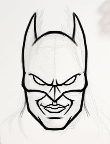 for batman head outline | Classroom decoration | Pinterest