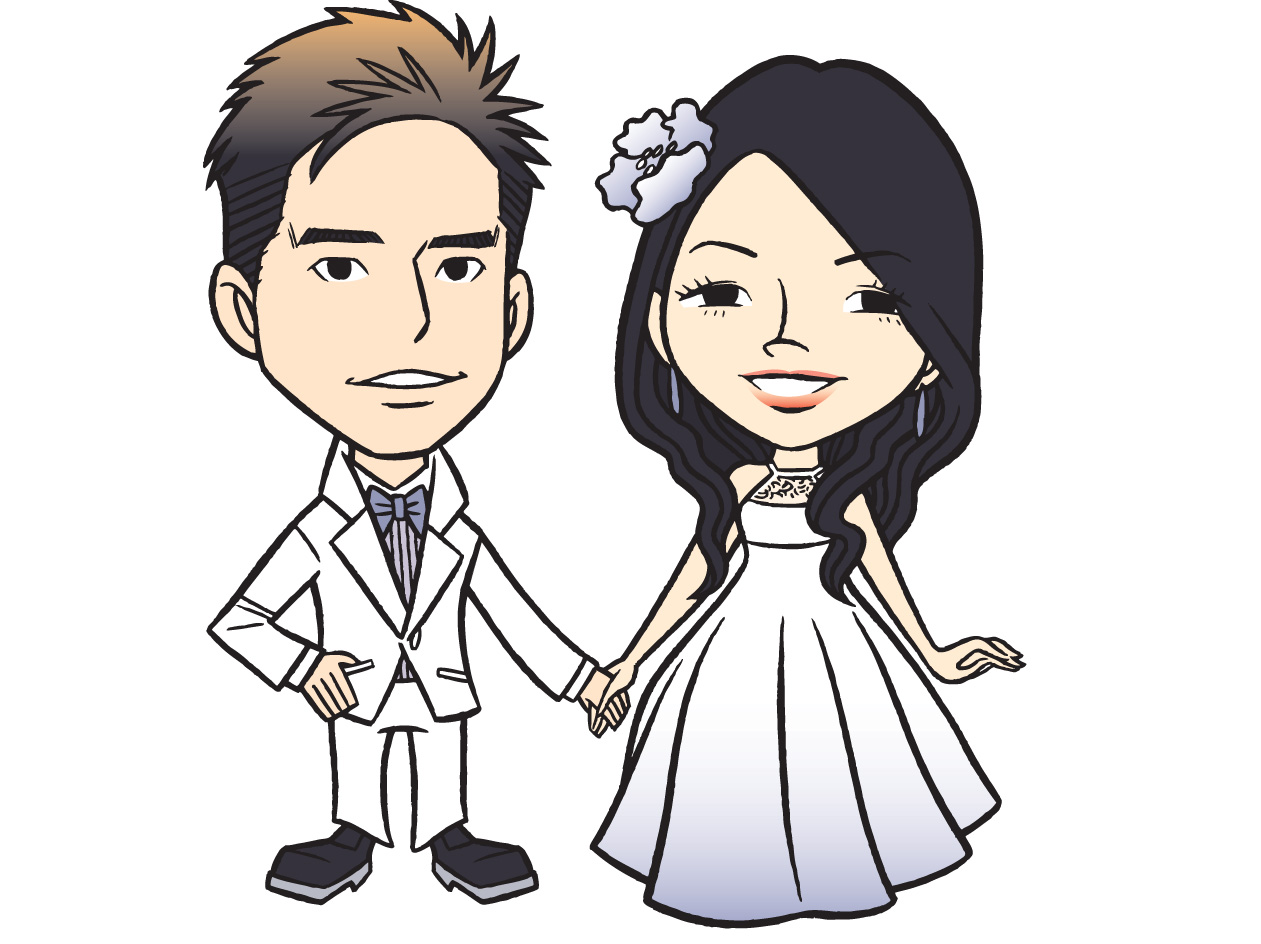 Cartoon Wedding Pictures - Desktop Backgrounds