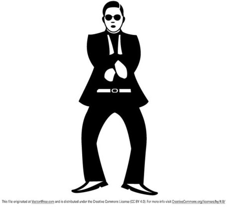 Gangnam Style Dance, Vectors - Clipart.me