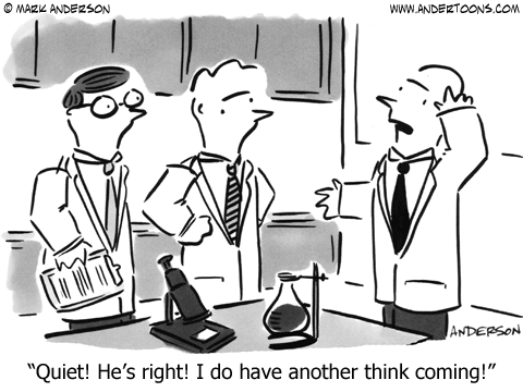 Science Cartoon #4031 ANDERTOONS SCIENCE CARTOONS